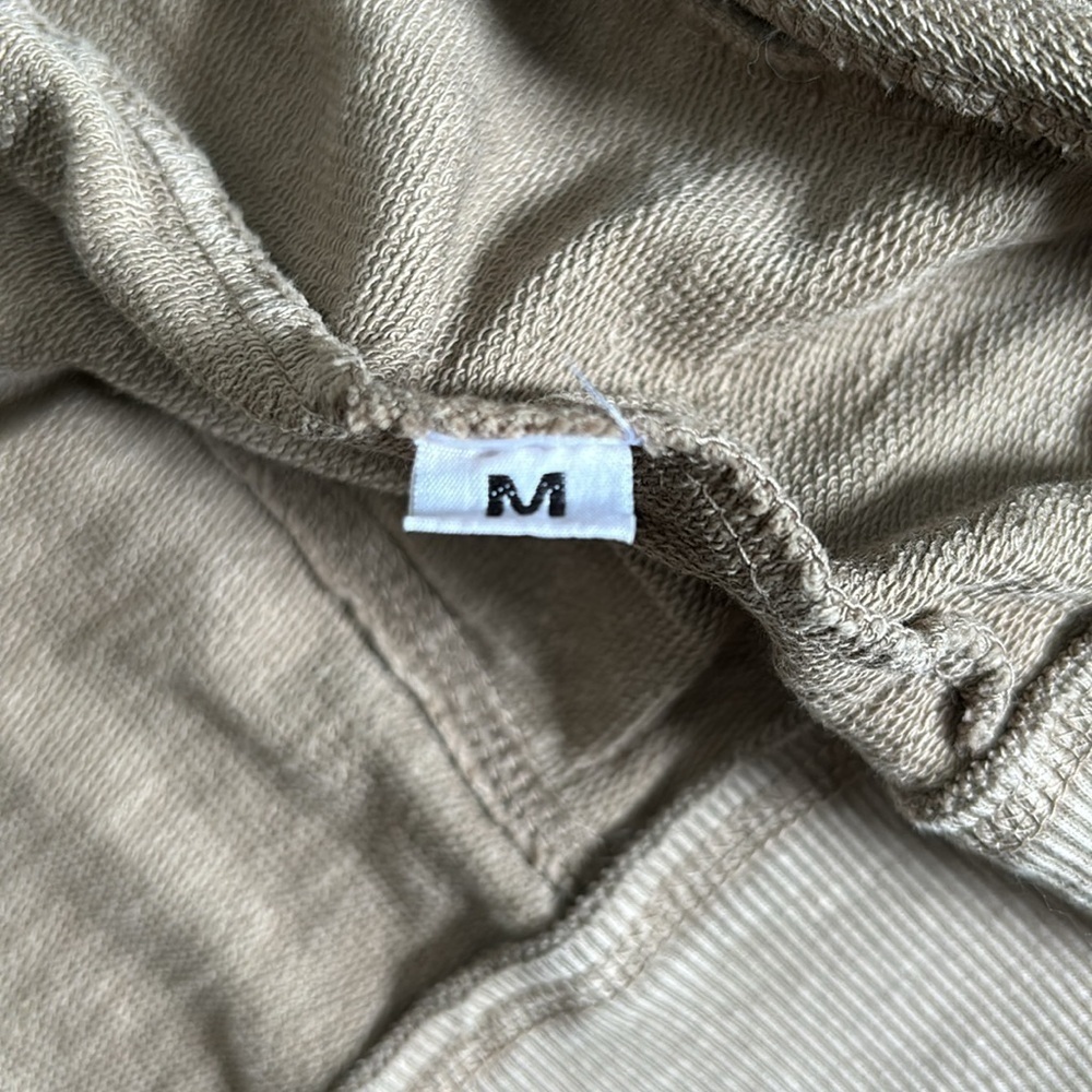 AFFLICTION Brown Zip Up Hooded Sweater Size Medium - Picture 6 of 8